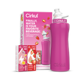 32oz. Hot Pink Stainless Steel Bottle Starter Kit
